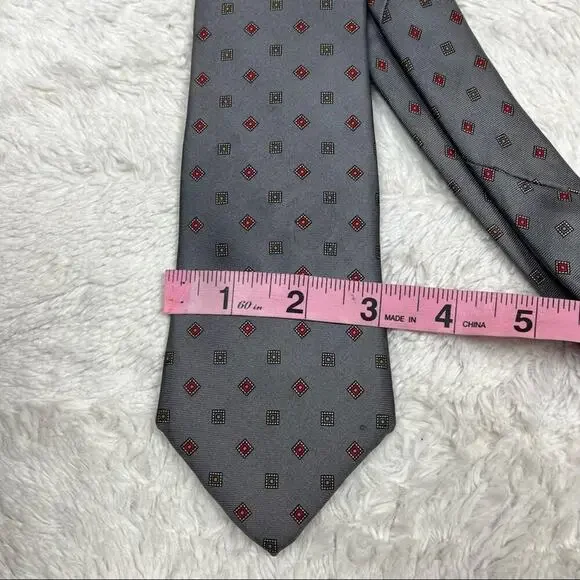 Vintage silk skinny tie - Picture 2 of 5